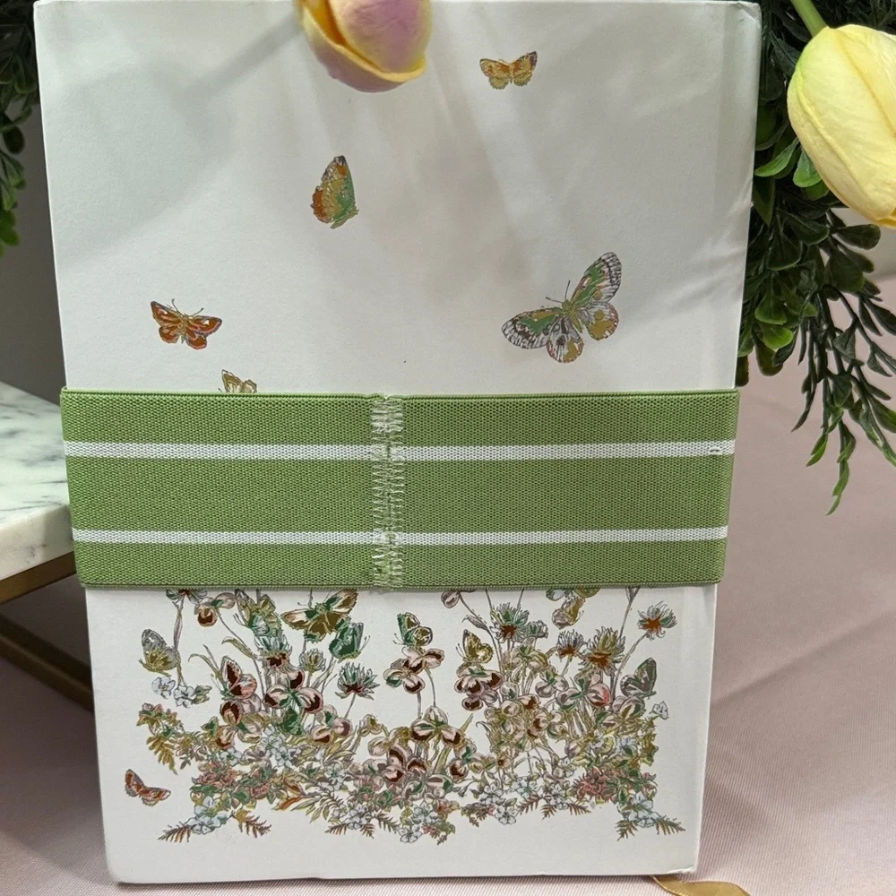 Dior Around the World Notebook with Gold and Green Globe Design